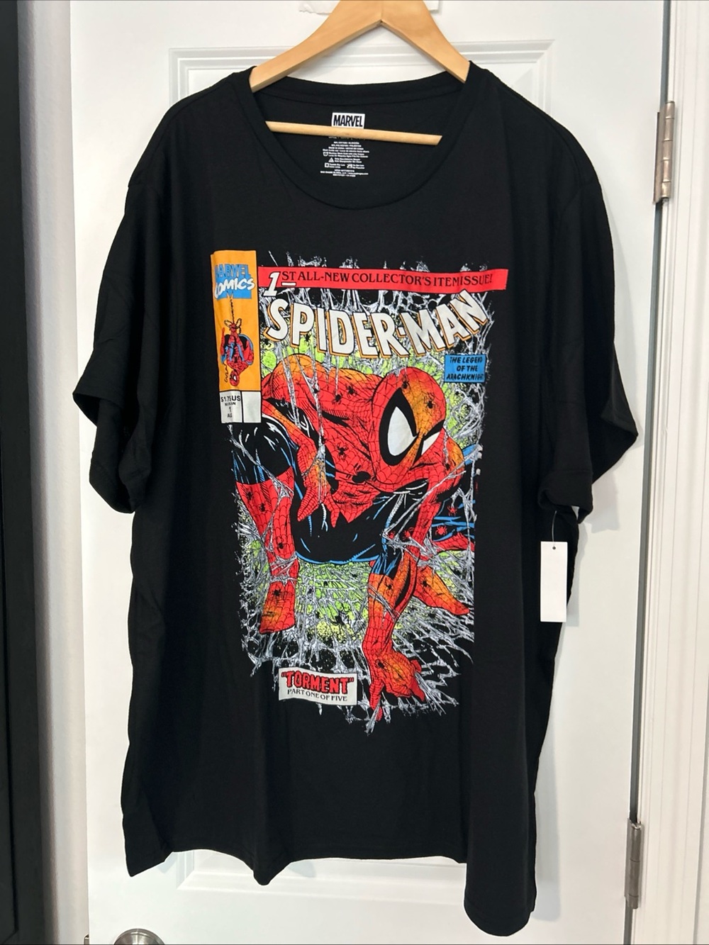 Spider-Man Men's Spidey Crawl Graphic Tee, 3XL- NWT
